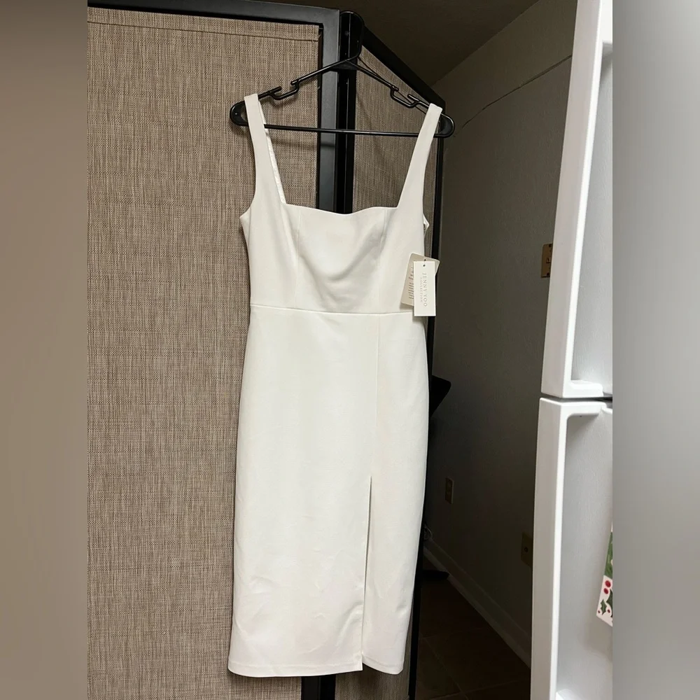Jenny Yoo, BRAND NEW, NEVER WORN, Size Small/6, Little White Dress 🤍 - Picture 3 of 12